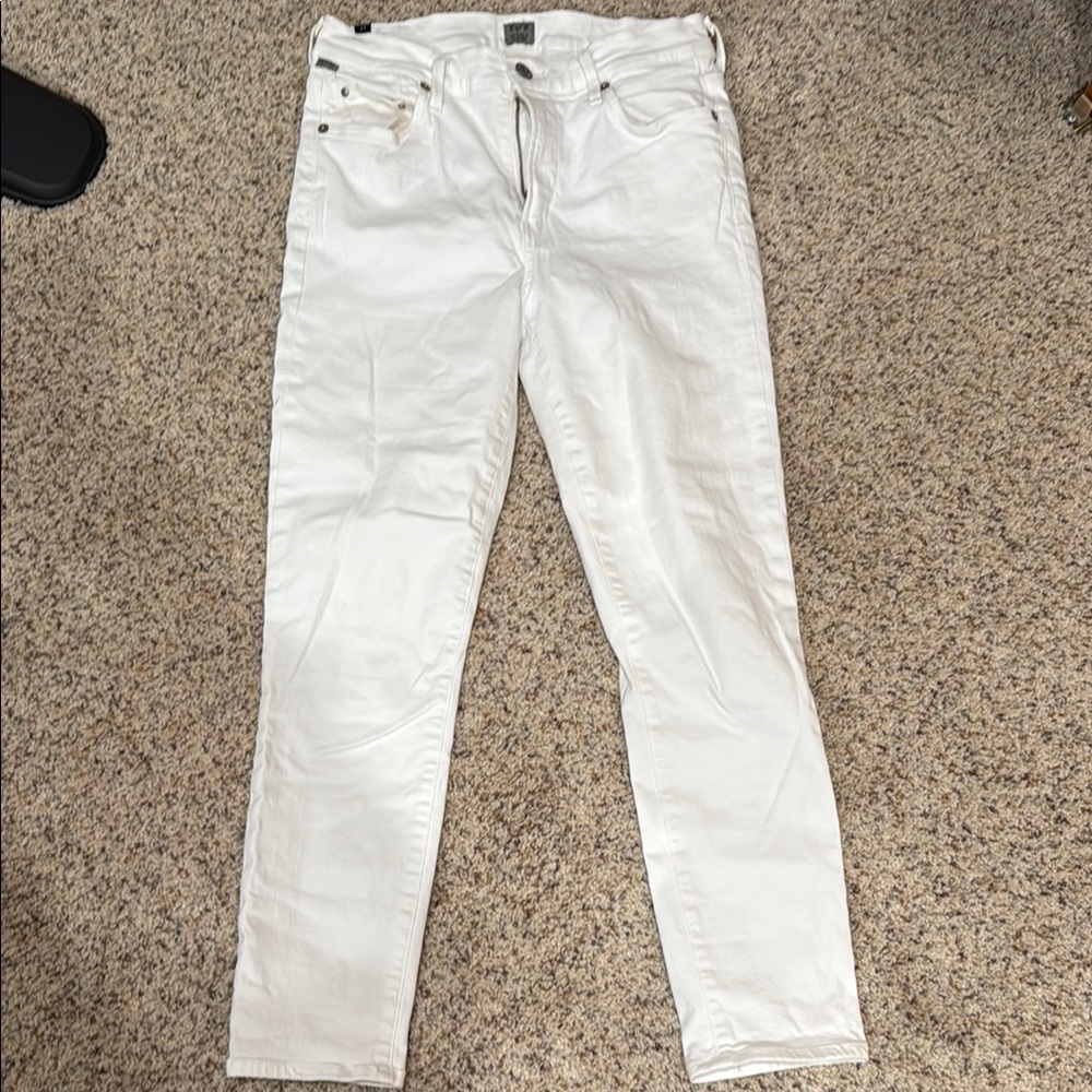 Women’s white COH jeans